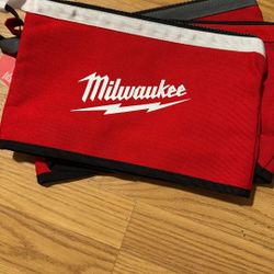 Milwaukee 12 in. Zipper Tool Bag in Multi-Color (3-Pack