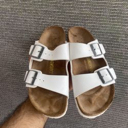 Birkenstock Arizona Slide Sandal white 