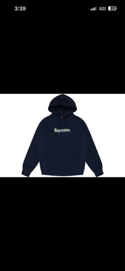 Supreme Gonz Logo Hooded Sweatshirt Navy Size L (Large) Brand New SS18