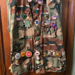 Decorated Army Vest