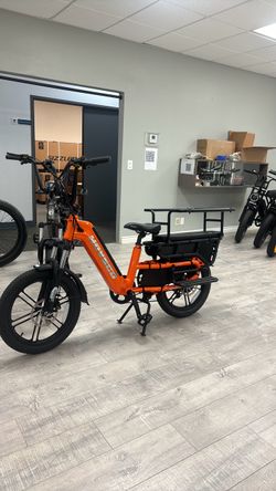 Hovcart 1000 OTD family ebike for kids to sit on back