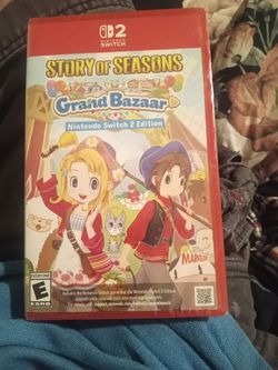 Story of seasons Grand Bazaar nintendo switch 2  game