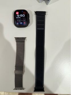 Apple Watch Ultra 2 with Milanese loop from Apple