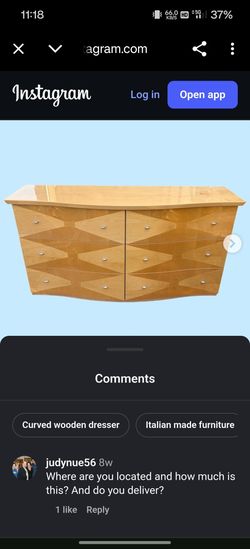 BEAUTIFUL ITALIAN MADE DRESSER.