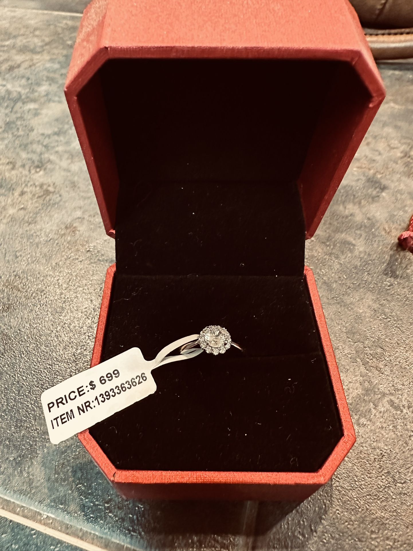 Moissanite Engagement Ring