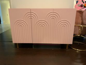 Pink Credenza side board