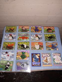 1999 beanie baby cards