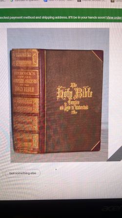 1870 Large Book Hitchcocks New & Complete Analysis Of The Holy Bible