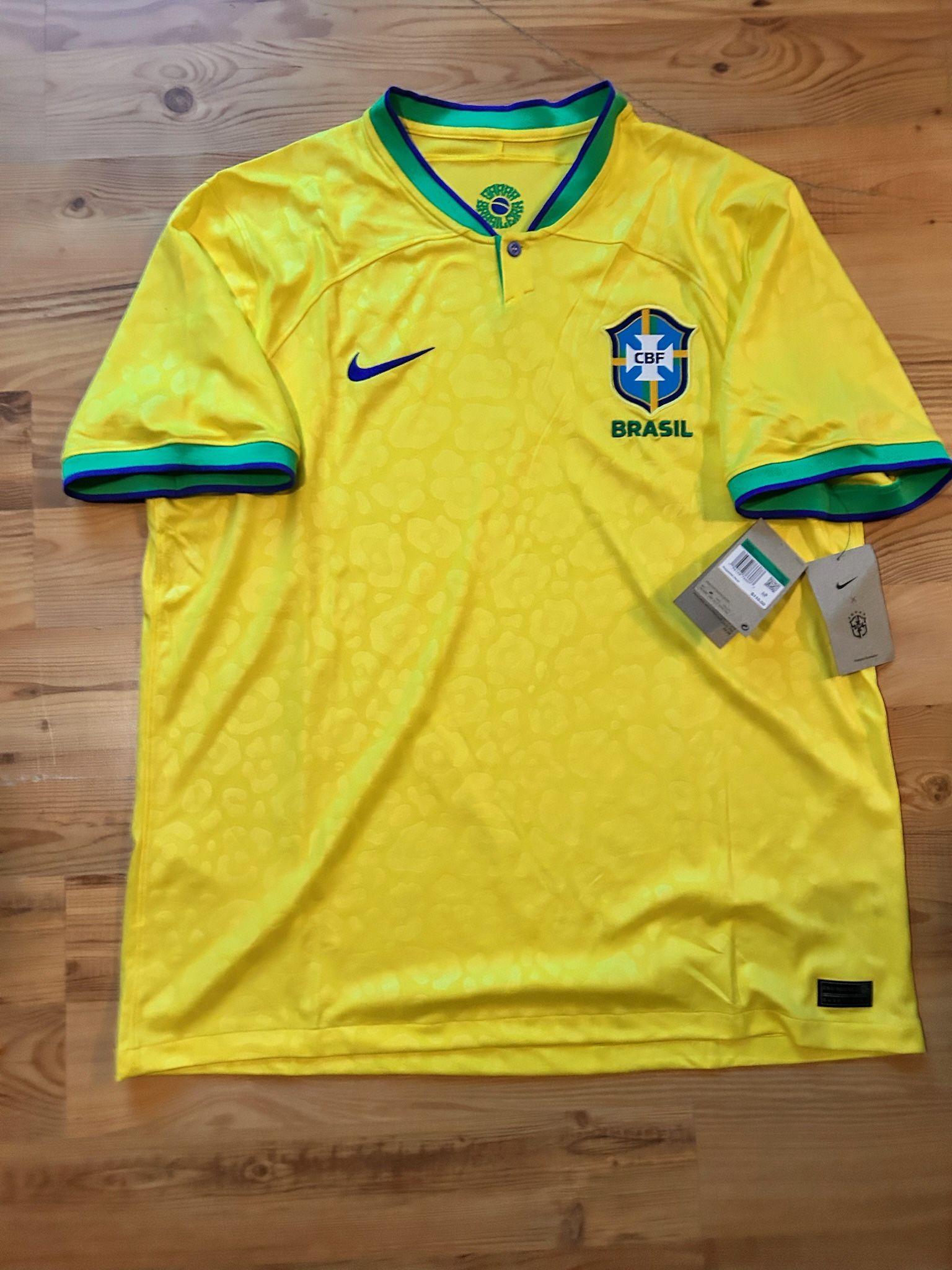 Brazil 21/22 Home Jersey Bnwt Authentic