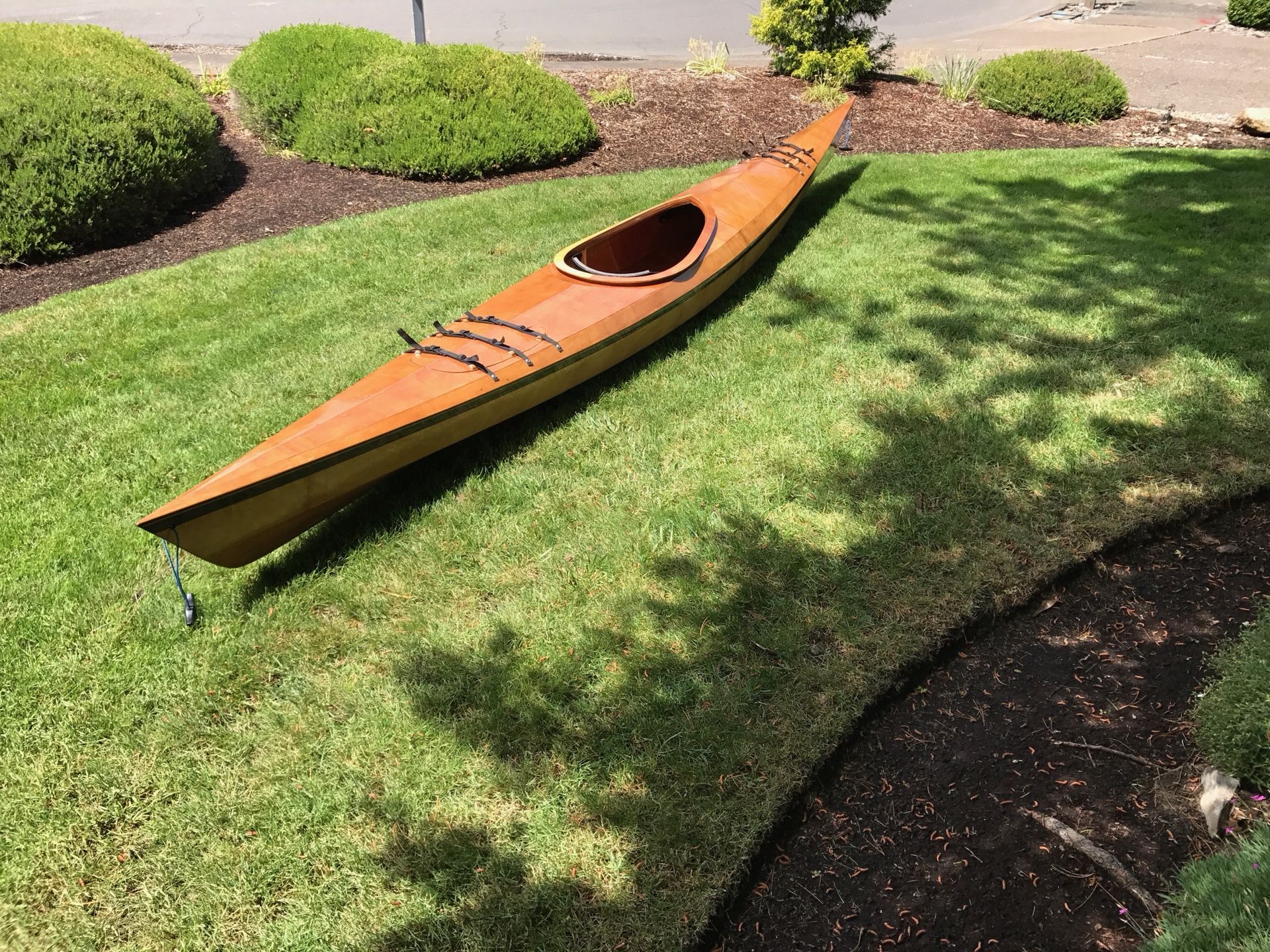Pygmy wooden kayak