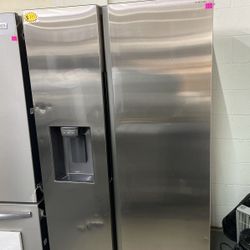 Samsung Refrigerator Side By Side In Stainless Steel 