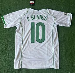 Vintage Retro Nike 2005 Mexico National Team "Cuauhtemoc Blanco 10" Away Soccer Jersey