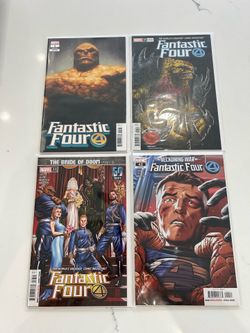 Marvel Fantastic Four Comic Book Lot - 4 Issues. 1,27,33,42 LGY 646, 672,678,682 NM