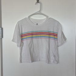 Girls M Stripe Top