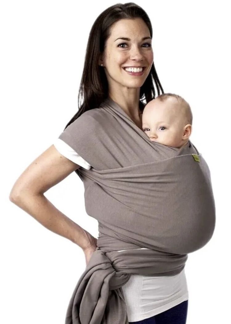 Boba Baby Wrap Infant Carrier - Gray (BW1-005-Gray) - 35 Pound Weight Limit