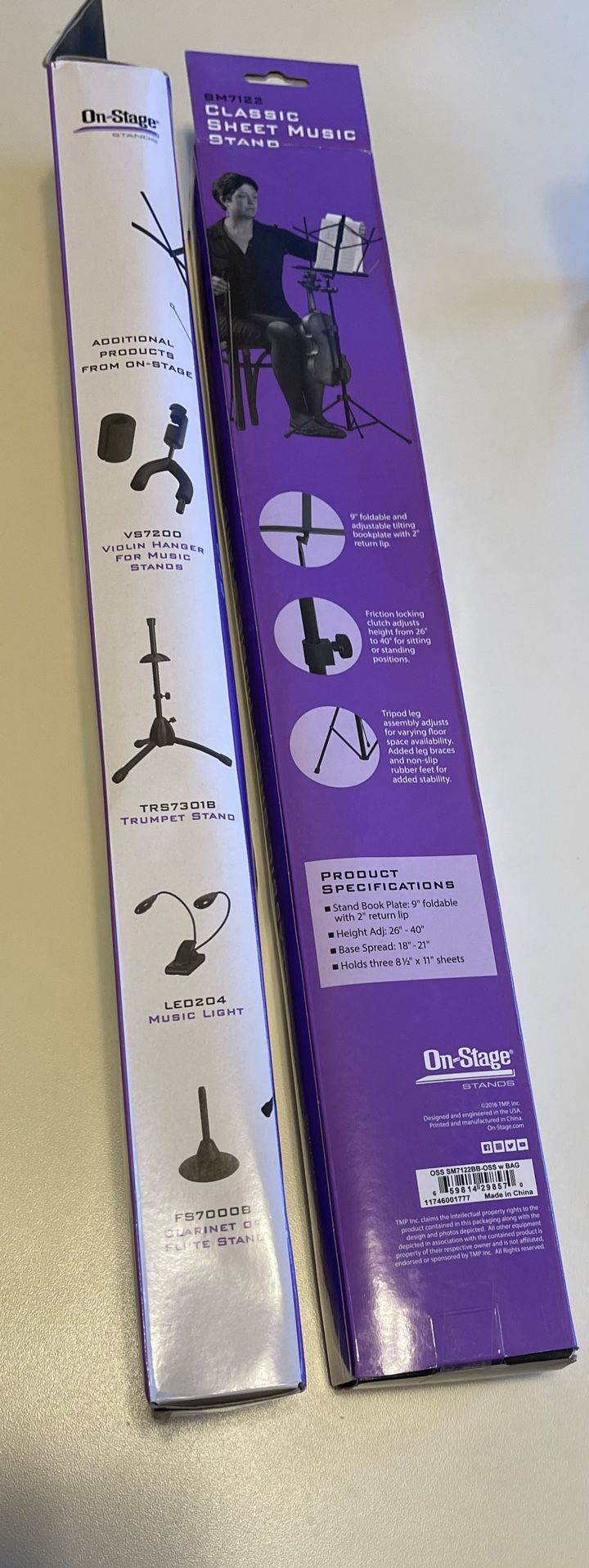 On-Stage Sheet Music Stands $15 Both