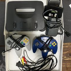 Working N64 With Cords And 2 Controllers