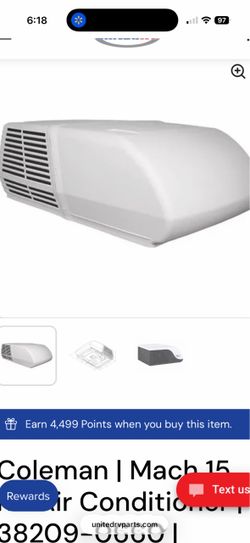 Coleman RV ac 15,000 btu