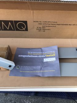 AJUSTABLE TLABLE DESKS...AMQ brand ...new in box. And top surface 60X30 inches