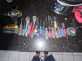 Tools for sale including dewalt power drill
