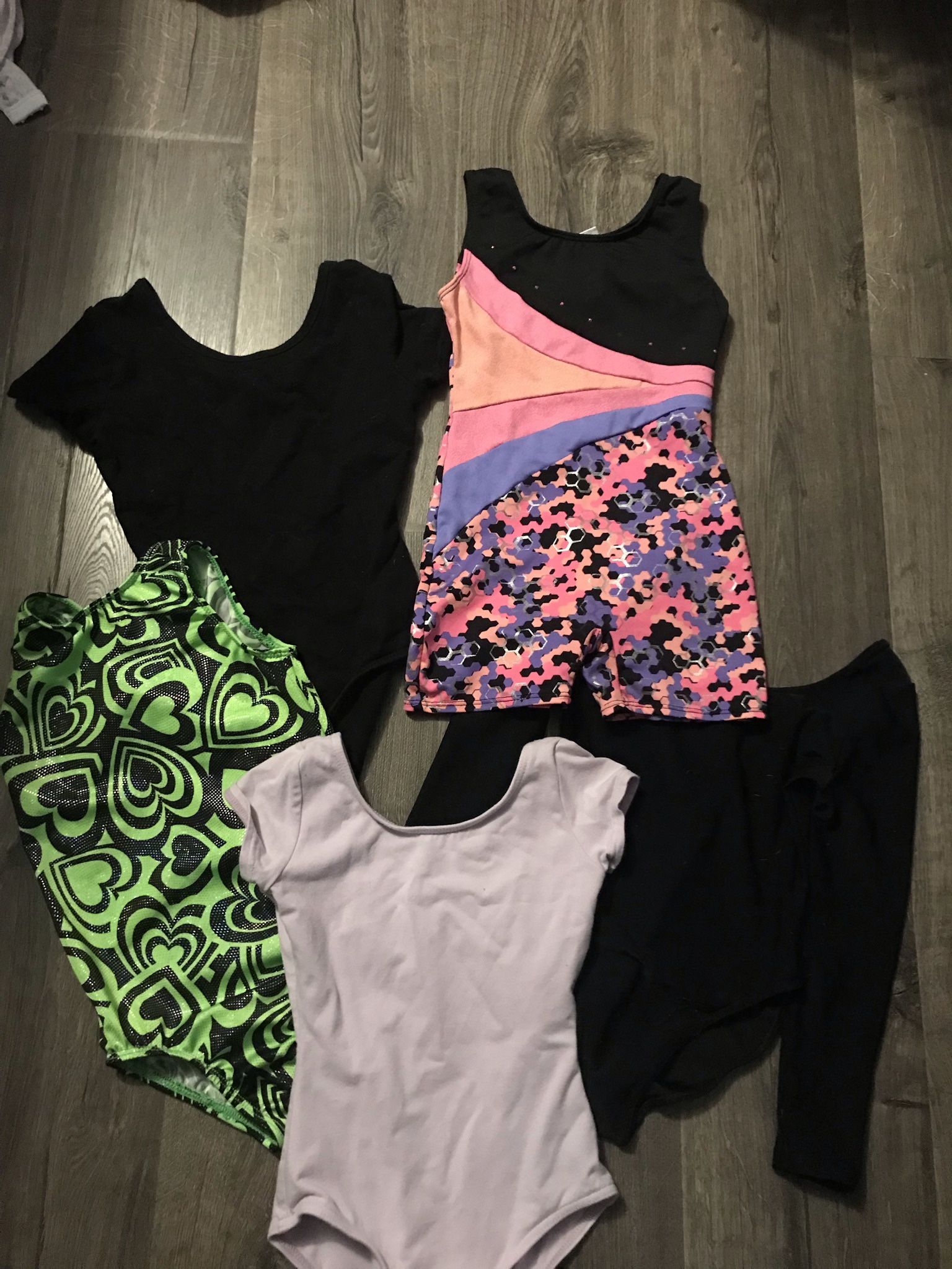Leotards gymnastics/dance Size 6/7