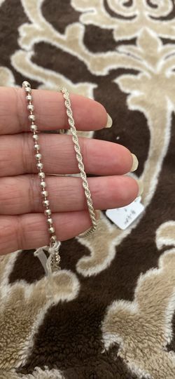 Real 925 Sterling Silver Bracelet $45’ $50