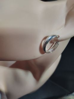 NEW Solid 925 Sterling Silver Rounded Hoop Earrings – Sleek Everyday Wear
