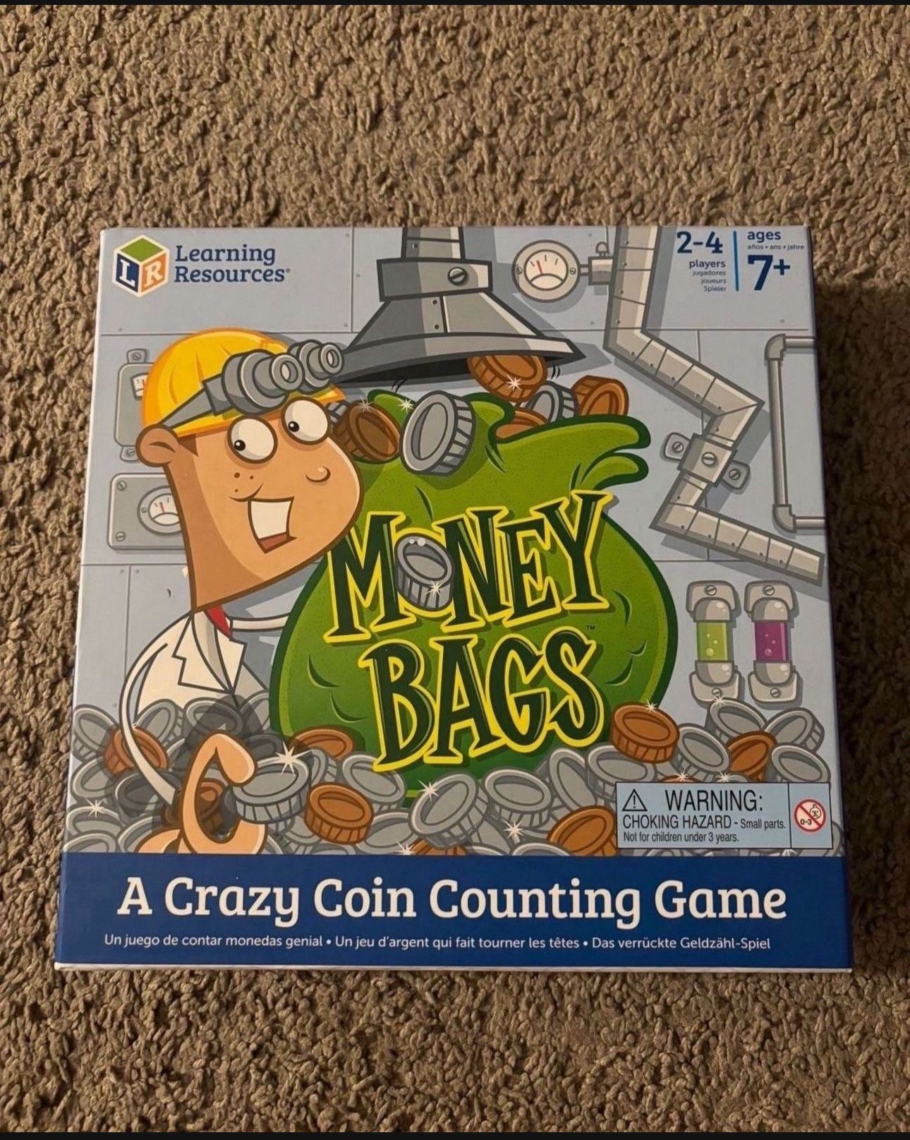 Learning Resources Money Bags Coin Value Game