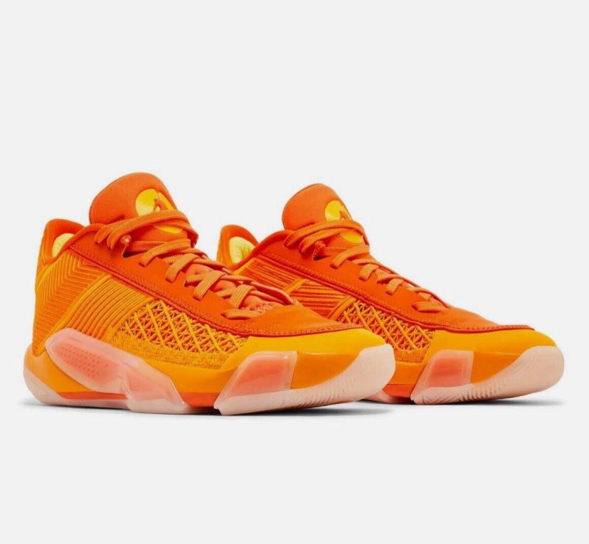 Nike Air Jordan Xxxviii 38 Low "Heiress" Taxi-orange Women Sz 7.5  [FV3945-700]