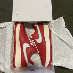Nike Air, Beige , Red, White, 7.5