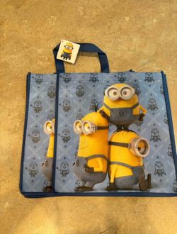 Mickey Minnie & Minions tote bags-NEW-superheroes, shopping, gifts, party, giveaway
