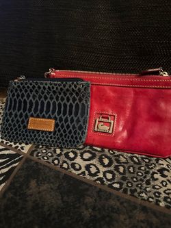 Dooney and Burke, small coin and credit card purse