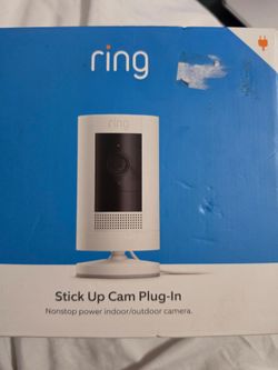 Ring stick up cam plug in