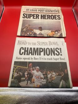St. Louis Post Dispatch Rams January 31, 2000 Super Bowl Special Newspaper