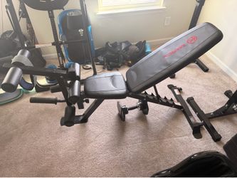 Marcy Adjustable Weight Bench with Leg Developer