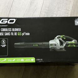 EGO 56V Cordless Leaf Blower – 615 CFM (batería y cargador incluido)/sopladora de hojas inalámbrica.