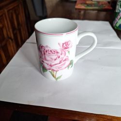 Fitz And Floyd Rose D Avignon China 33/4" Mug Set Of 6