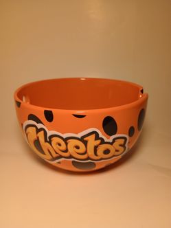 Cheetos ceramic bowl vtg