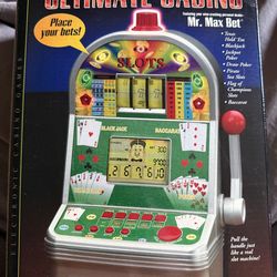 7 in 1 Ultimate Casino including manual, Texas Hold'Em, Blackjack, Jackpot Poker, Draw Poker, Pirate Sea Slots, Flag of Champion Slots, Baccarat, only