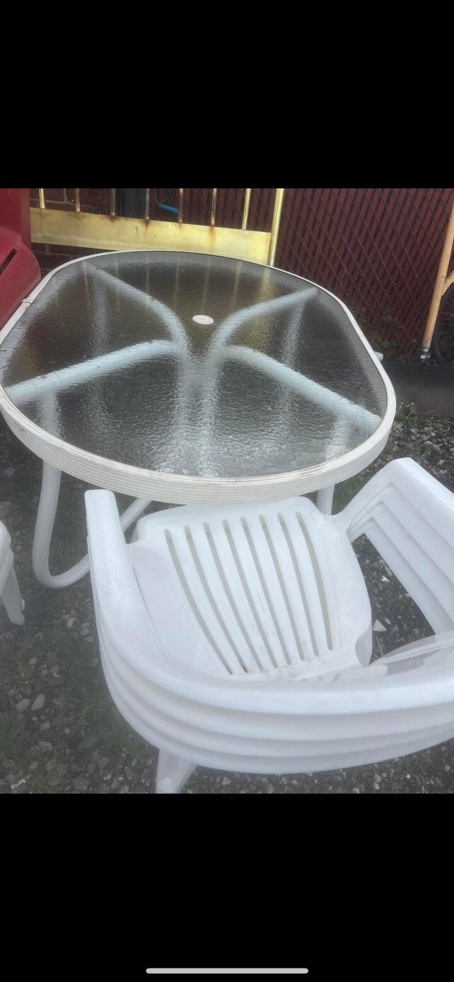 Patio Table With Chairs