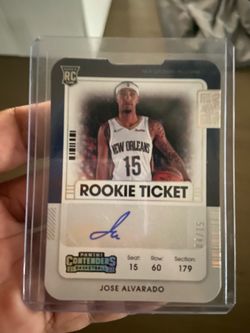 Panini rookie ticket Jose Alvarado 04/15