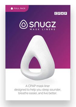 Snugz Mask Liners: Machine Washable, One Size Fits Most CPAP Mask Liners, 2-Pack Lasts 90 Days, White