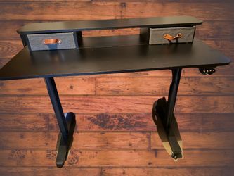 Electric Standing Desk with 2 Drawers,