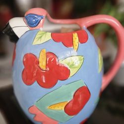 New in box. Rare, vintage ceramic piece designed by Maret Hensick10"H x 10"W 7"D