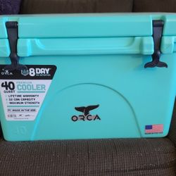 New ORCA 40 Quart Hard Cooler Insulated Ice Chest