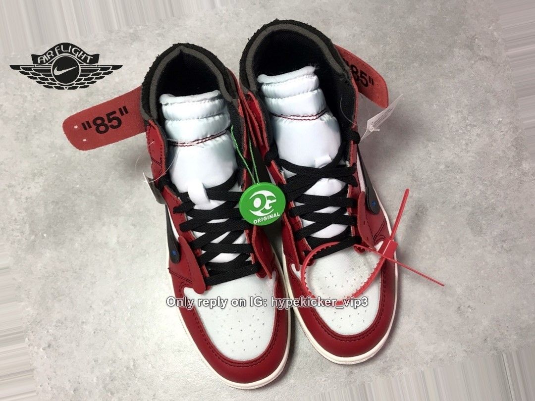 Jordan 1 OW Retro High Chicago Comes with box