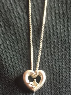 925 Sterling silver heart chain