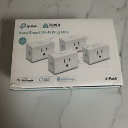 TP-Link Kasa Smart Wi-Fi Plug Mini 4-Pack Alexa Google Home