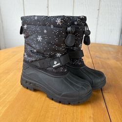 Merence Kids Snowflake Snow Boots Youth Kids Size 2Y