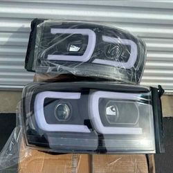 06-08 Dodge Ram LED Sequential Headlights Faros Calaveras Micas Luces
